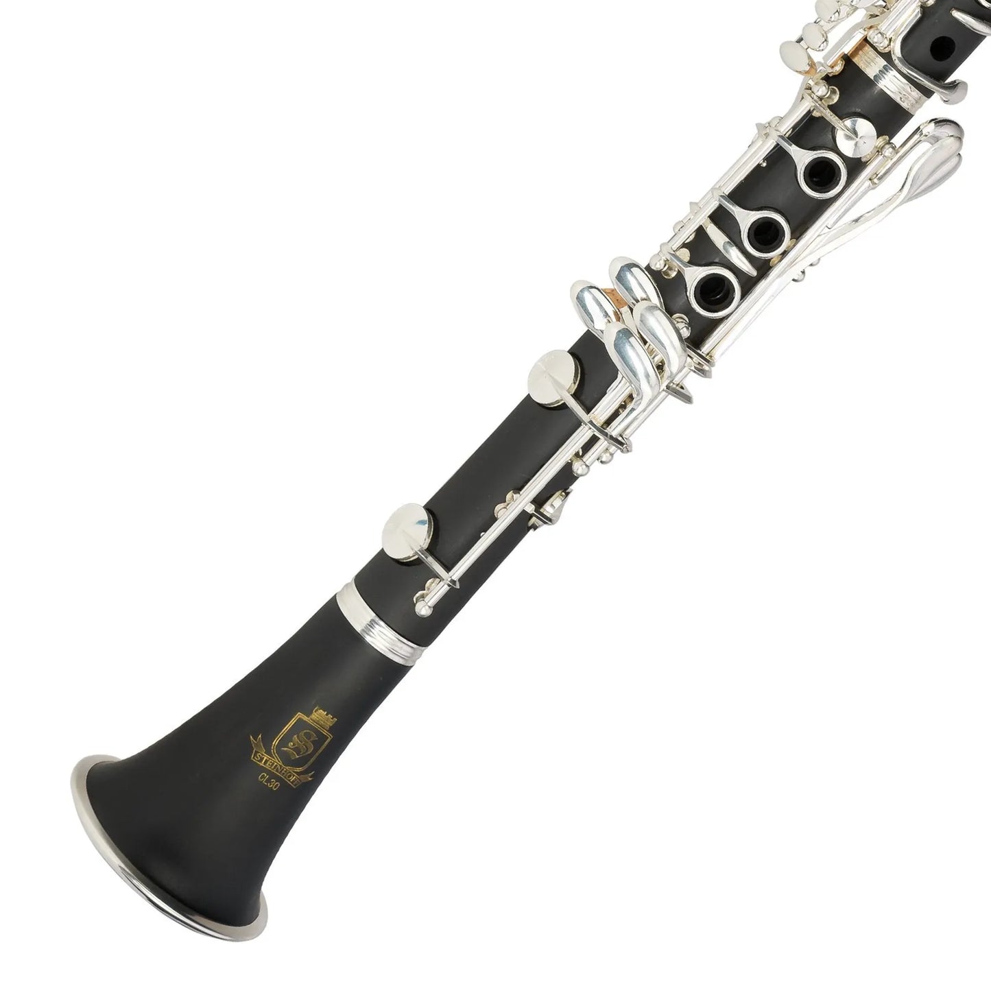 Steinhoff Intermediate Bb Clarinet CL30 with Ebonite Body, Silver Plated Keywork, Adjustable Thumb-Rest, Case and Accessories — view 5