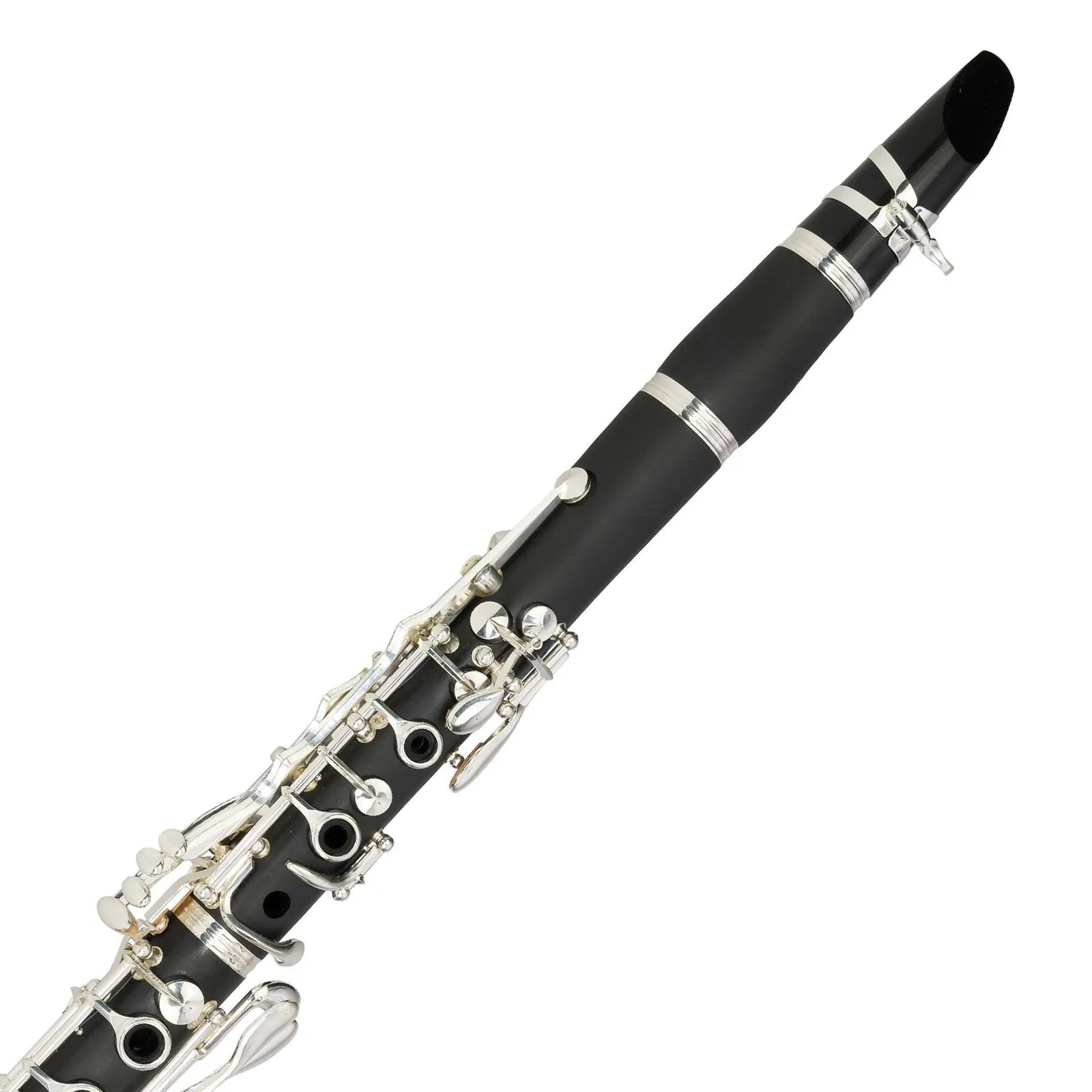 Steinhoff Intermediate Bb Clarinet CL30 with Ebonite Body, Silver Plated Keywork, Adjustable Thumb-Rest, Case and Accessories — view 4