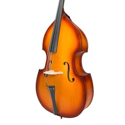 Steinhoff 3/4 Size Student Double Bass Set with Spruce Top and Maple Back - Sunburst — view 2