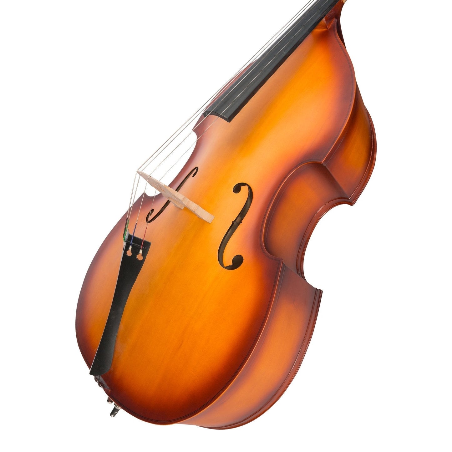 Steinhoff 3/4 Size Student Double Bass Set with Spruce Top and Maple Back - Sunburst — view 3