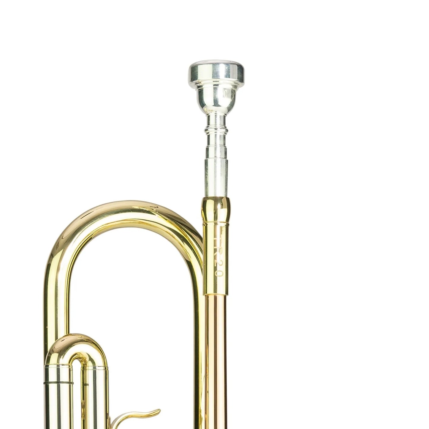 Steinhoff TR20 Intermediate Bb Trumpet with Case, Gold Finish, Rose Brass, Monel Valves, F-trigger, 7C Mouthpiece — view 4