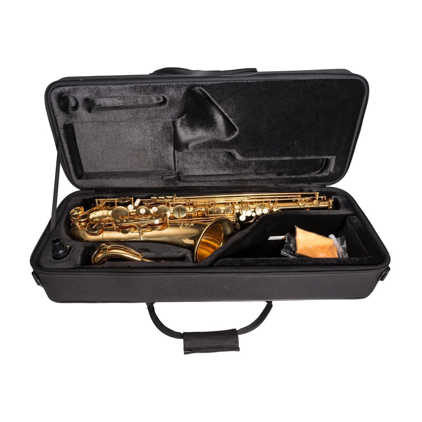 Steinhoff TS20 Intermediate Tenor Saxophone Gold Lacquer with Case and Accessories — view 5