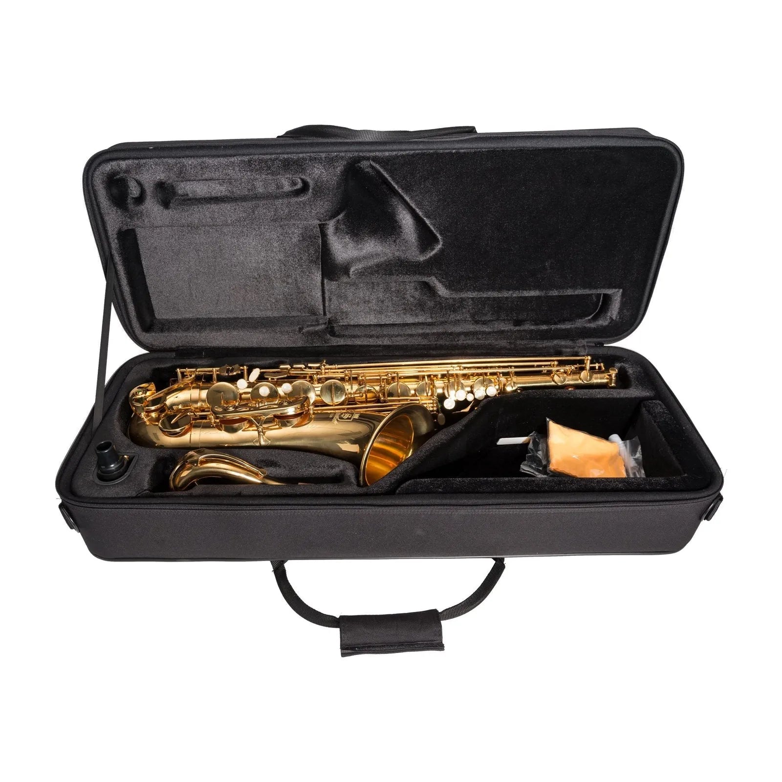 Steinhoff TS20 Intermediate Tenor Saxophone Gold Lacquer with Case and Accessories — view 5