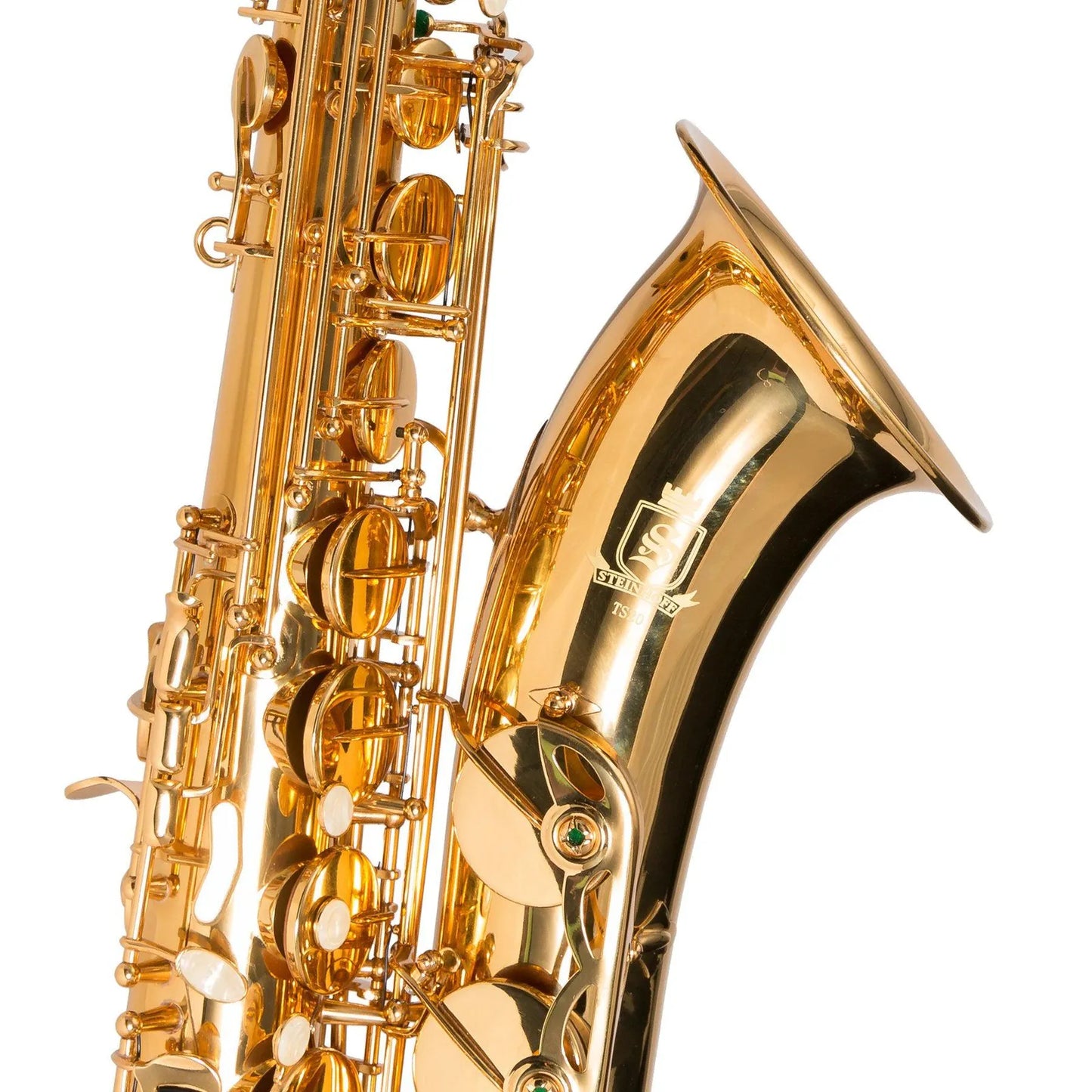 Steinhoff TS20 Intermediate Tenor Saxophone Gold Lacquer with Case and Accessories — view 3