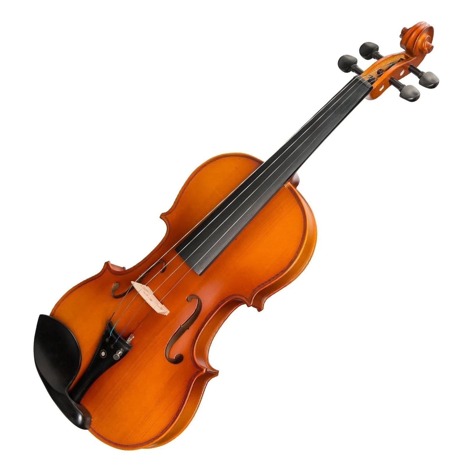 Steinhoff 3/4 Size Advanced Student Solid Top Violin Set with Case, Bow, Rosin - VB34E Natural Satin — view 3