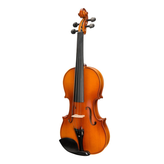 Steinhoff 3/4 Size Advanced Student Solid Top Violin Set with Case, Bow, and Rosin - Natural Satin