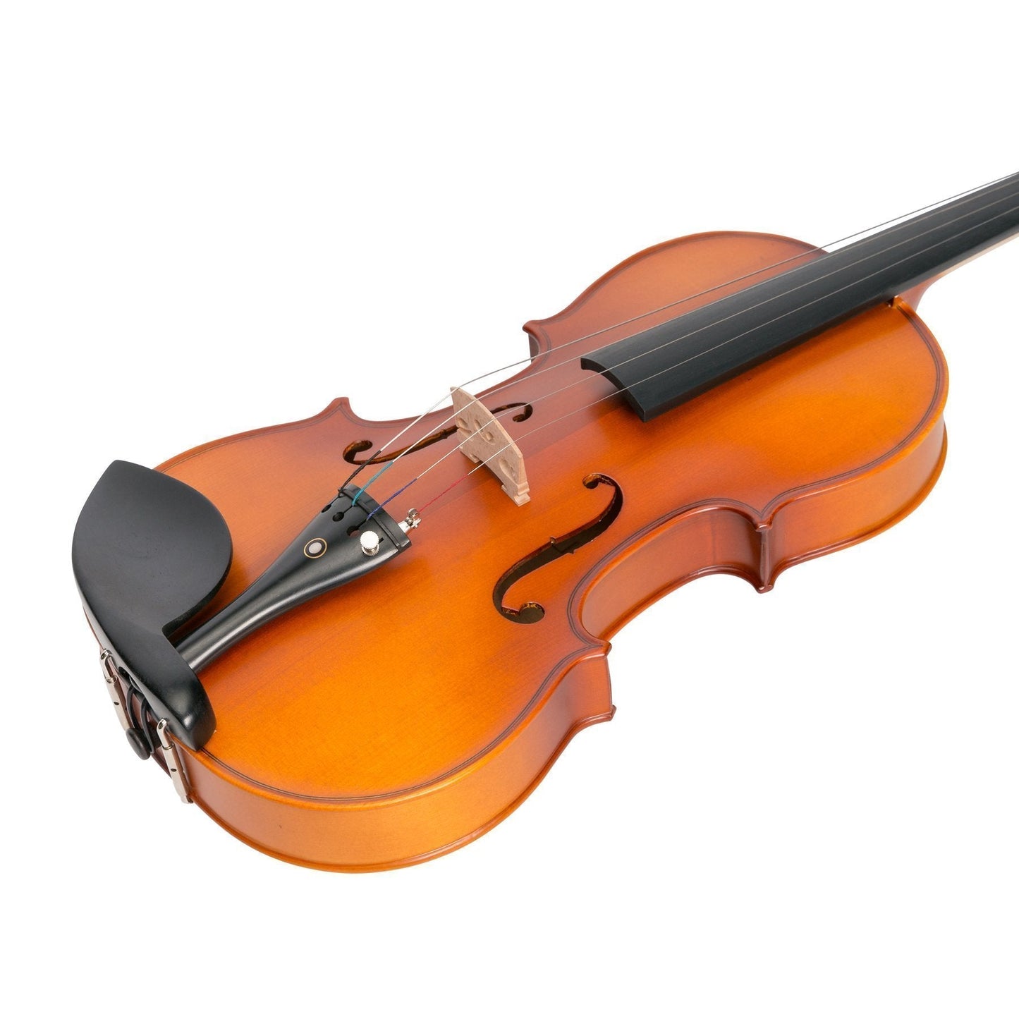 Steinhoff 3/4 Size Advanced Student Solid Top Violin Set with Case, Bow, and Rosin - Natural Satin — view 3