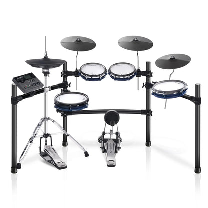 Kahzan ACE360 Electronic Drum Kit with DSP-5202 Module, 918 Voices, 72 Drum Kits, Bluetooth, Mesh Pads, Adjustable Rack