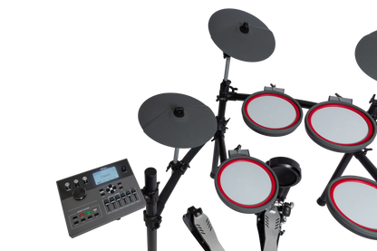 Kahzan KTD-MK5L-PRO Electronic Drum Kit - 5 Piece with Mesh Pads, 948 Voices, 52+20 Kits, Bluetooth, 288x46 Screen, and 8" Kick Pad — view 2