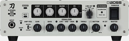 BOSS KATANA-500 500W Bass Head - Advanced Class D Amplification with Cab Resonance Technology