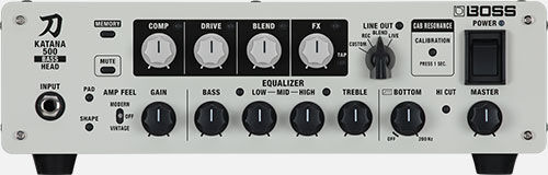 BOSS KATANA-500 500W Bass Head - Advanced Class D Amplification with Cab Resonance Technology