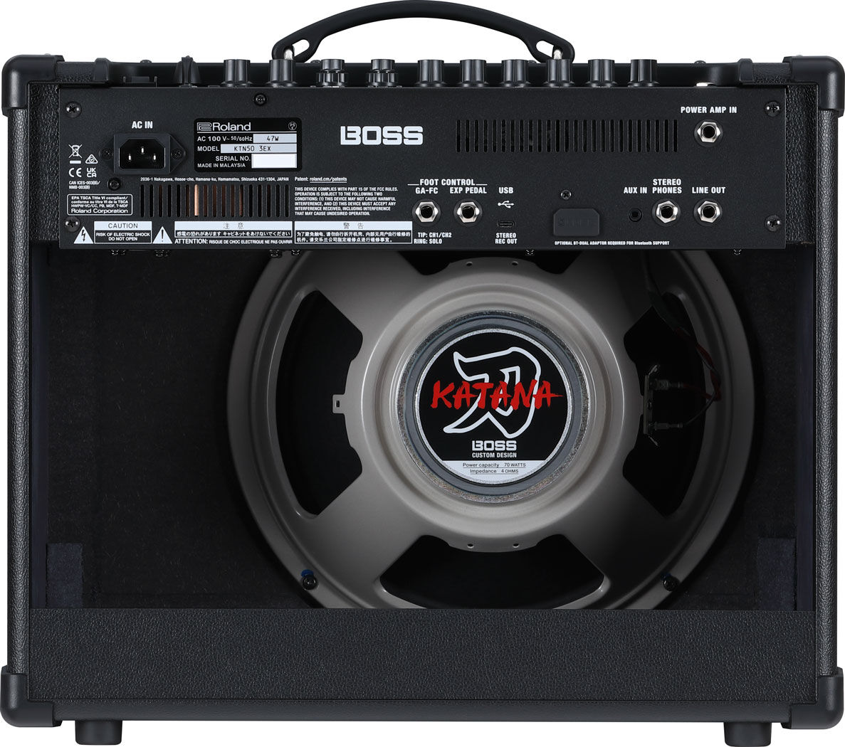 BOSS KATANA-50EX Gen3 50W 1x12 Guitar Amplifier with Tube Logic Enhancements — view 5