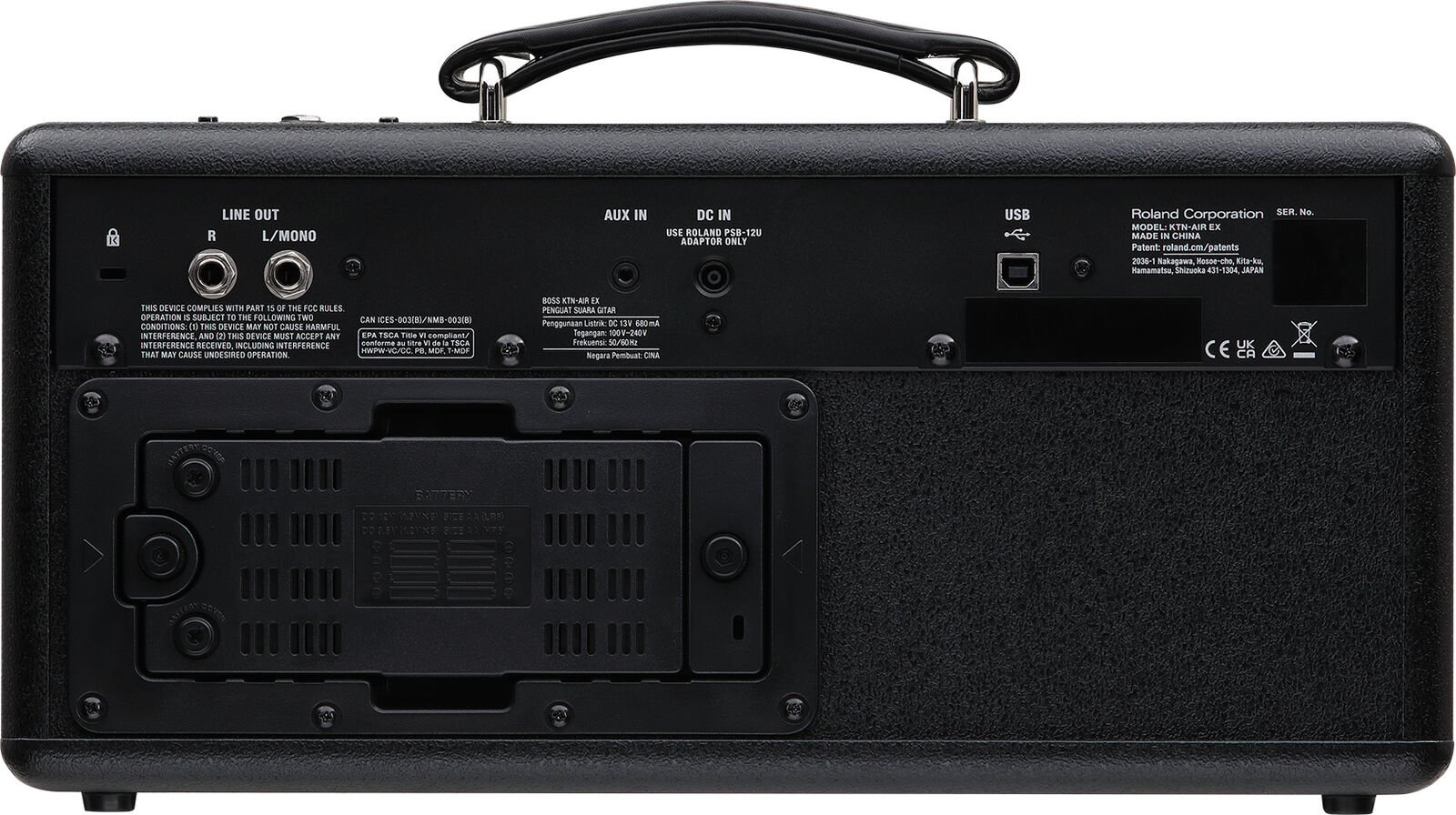 BOSS KATANA-AIR EX Wireless Desktop Guitar Amp - 35W, Twin 5" Speakers, Compact Design, Authentic Katana Tone — view 4