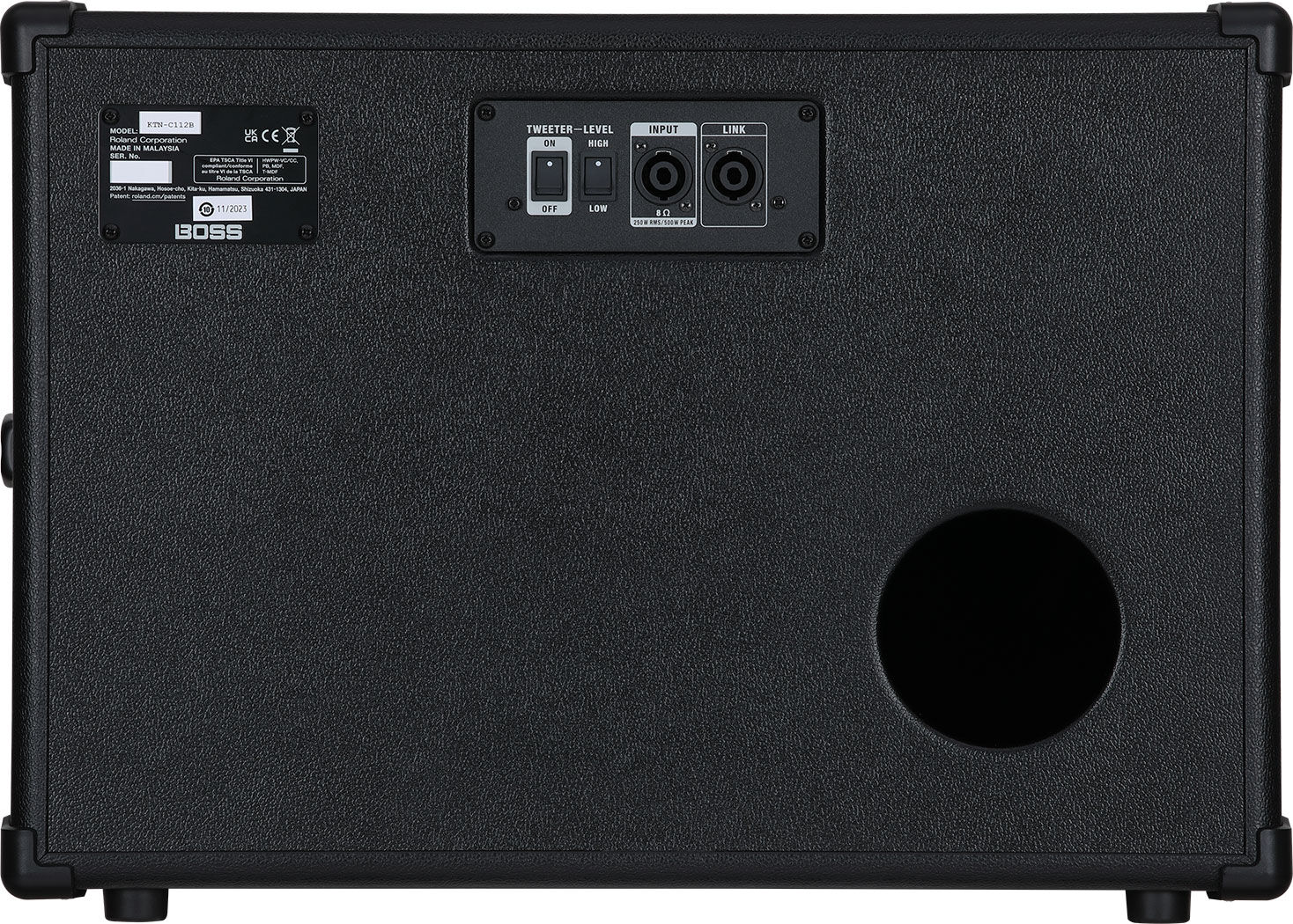 BOSS KATANA CAB 112 BASS - 500W Bass Cabinet for Katana-500 Head, Compact & Rugged Design — view 4