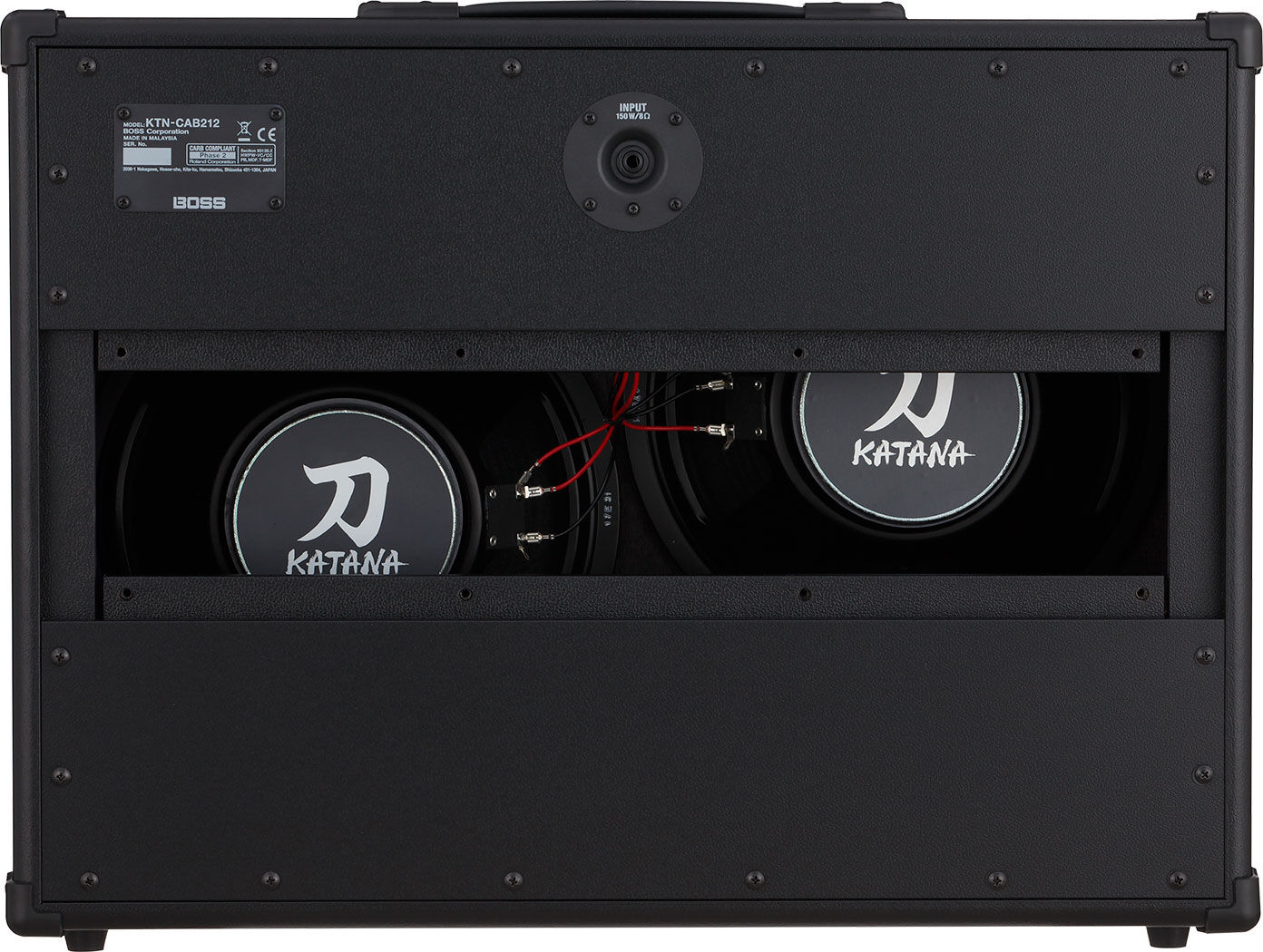 BOSS KATANA Cabinet212 - 2x12 Guitar Cabinet with Custom Speakers for Enhanced Bass Response — view 5