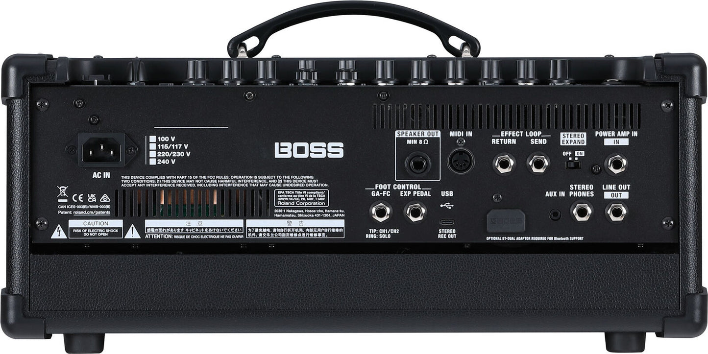 BOSS KATANA-HEAD Gen3 Guitar Amplifier Head with Internal Speaker - Enhanced Tube Logic Tone and Expressive Pushed Character — view 4