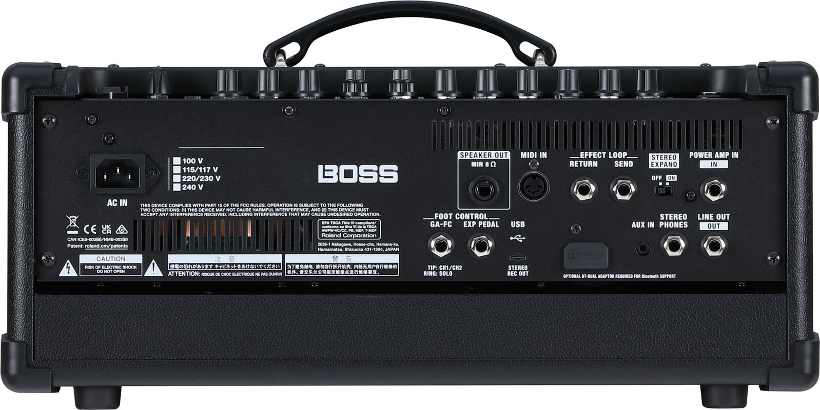 BOSS KATANA-HEAD Gen3 Guitar Amplifier Head with Internal Speaker - Enhanced Tube Logic Tone and Expressive Pushed Character — view 4