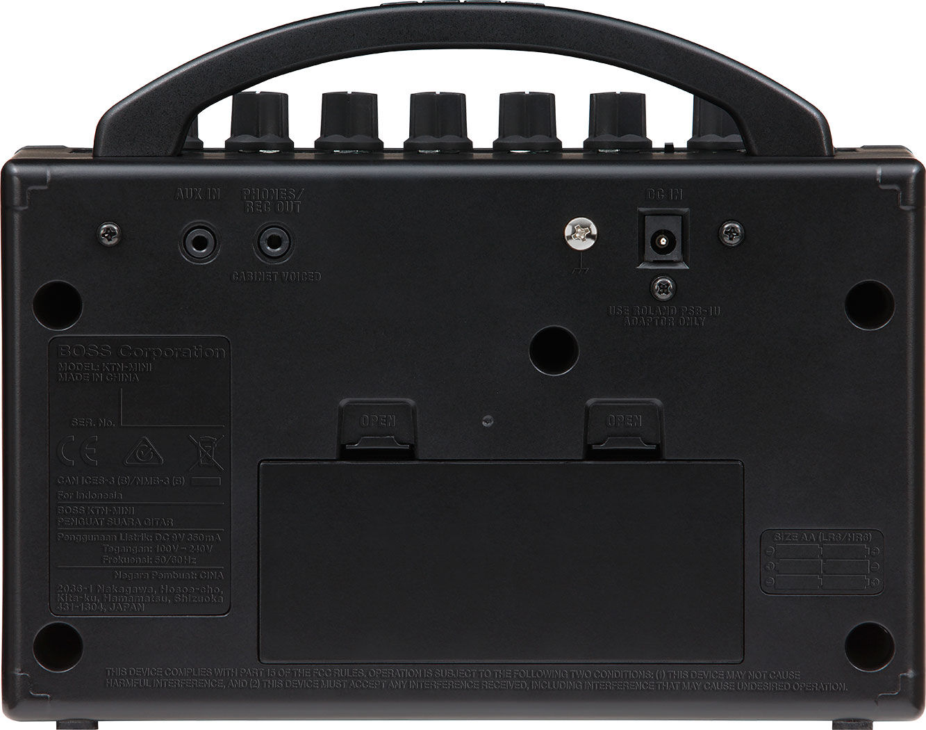 BOSS KATANA-MINI Portable Battery Guitar Amplifier - Compact Tone with Onboard Effects — view 4