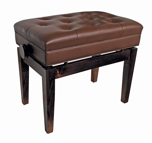 AMS KTW15W Piano Stool Height Adjustable Walnut