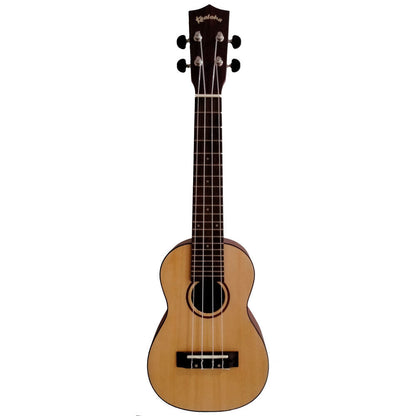 Kealoha KT-Series Soprano Ukulele with Solid Spruce Top and Mahogany Back in Natural Matte Finish