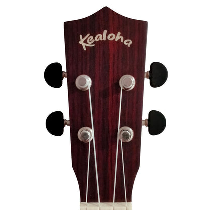 Kealoha KT-Series Soprano Ukulele with Solid Spruce Top and Mahogany Back in Natural Matte Finish — view 4