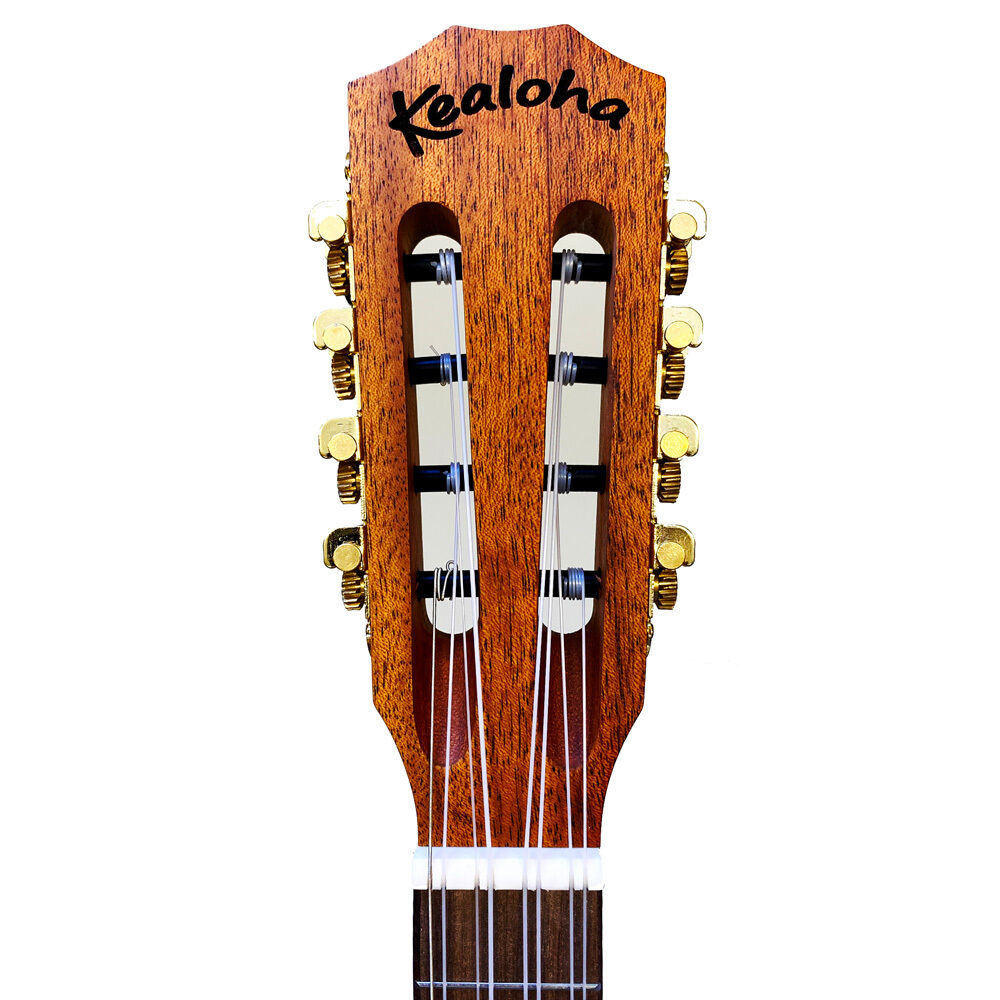 Kealoha KU-Series 8-String Tenor Ukulele Natural Satin Finish Mahogany Top — view 3