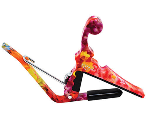 Kyser Quick-Change Ukulele Capo - Hawaiian Lei Finish