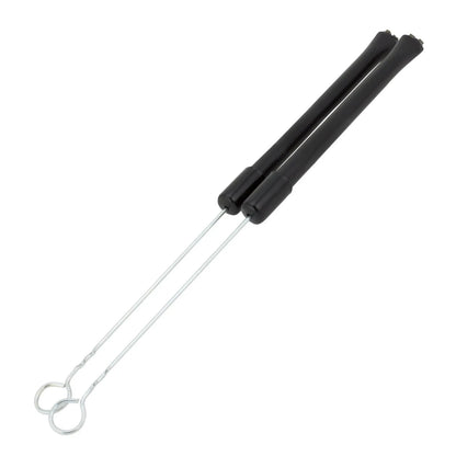 Kahzan Retractable Wire Brushes with Rubber Handle - Pair