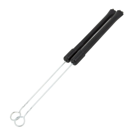 Kahzan Retractable Wire Brushes with Rubber Handle - Pair