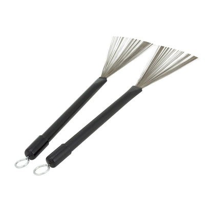 Kahzan Retractable Wire Brushes with Rubber Handle - Pair — view 2