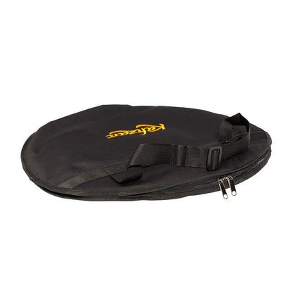 Kahzan 20" Padded Cymbal Carry Bag - Black, Heavy Duty Nylon, 8mm Foam Padding, Four Dividers, Front Pocket, Adjustable Handles — view 4
