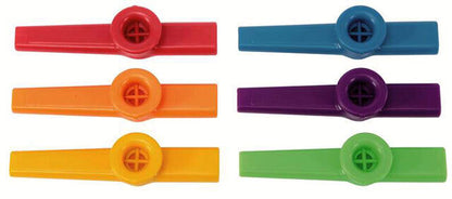 Maxtone Coloured Plastic Kazoo Counter Display - 24 Pieces in 6 Colours — view 2