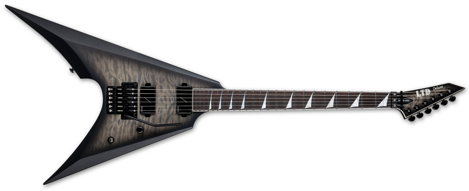 ESP LTD Arrow-1000 Electric Guitar Charcoal Burst Satin