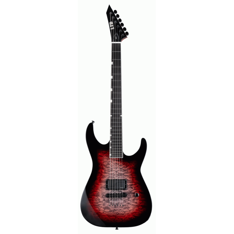 ESP LTD JM-I Deep Blood Moon Electric Guitar with Quilted Maple Top and Hardshell Case
