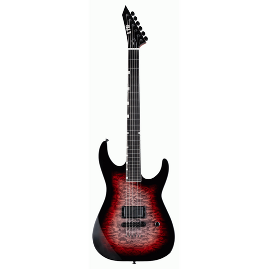 ESP LTD JM-I Deep Blood Moon Electric Guitar with Quilted Maple Top and Hardshell Case