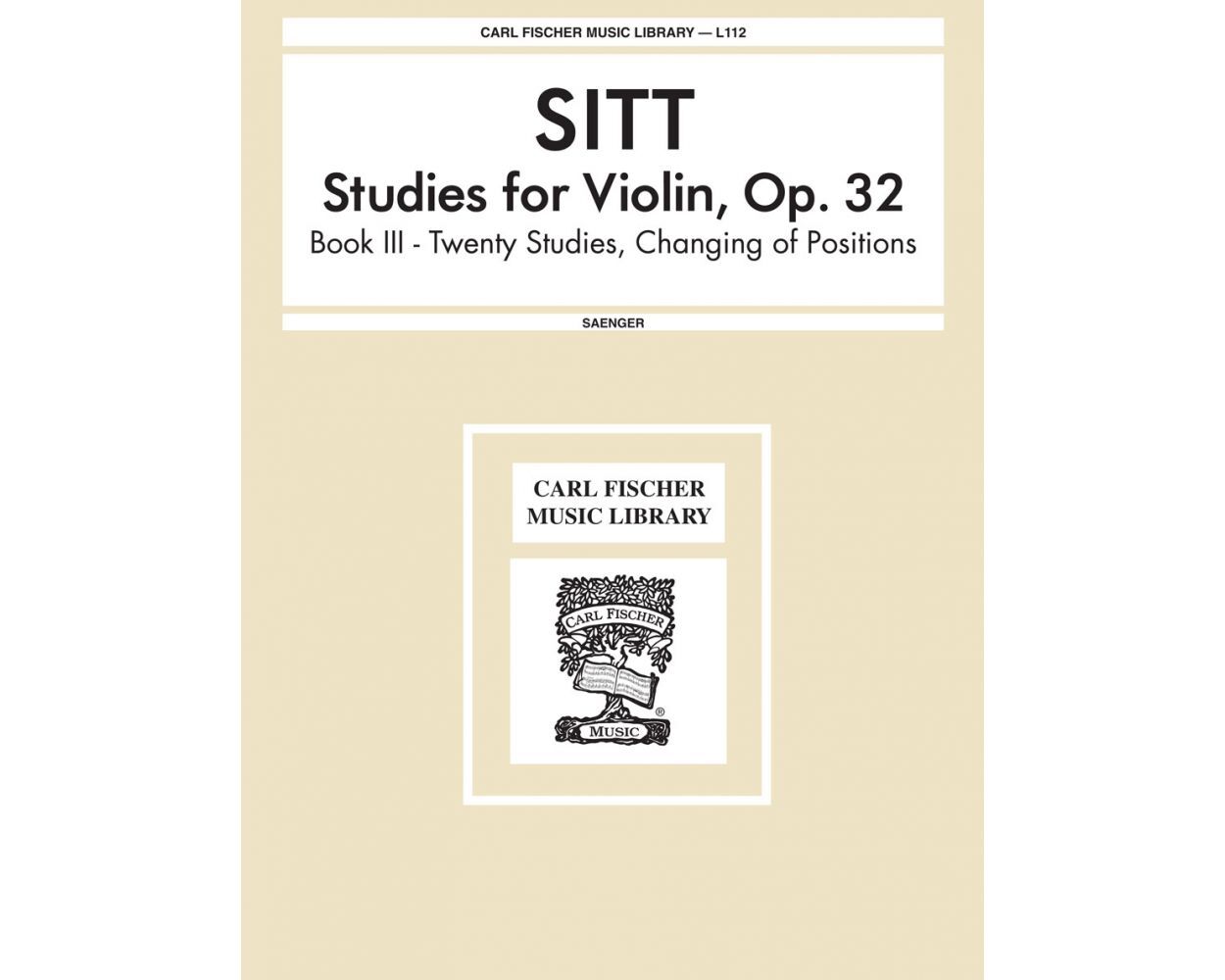 Studies for Violin Op 32 Part 3 Sheet Music