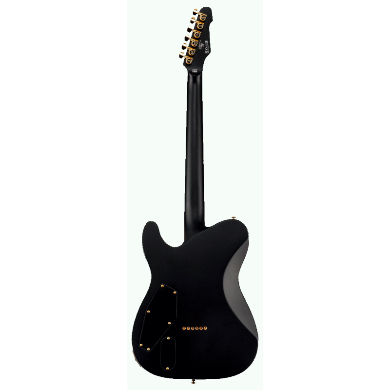 LTD Alan Ashby LTE Signature Black Satin Guitar with EMG 81 Pickup and Hardshell Case — view 2