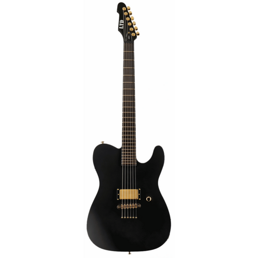 LTD Alan Ashby LTE Signature Black Satin Guitar with EMG 81 Pickup and Hardshell Case