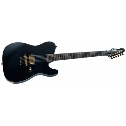 LTD Alan Ashby LTE Signature Black Satin Guitar with EMG 81 Pickup and Hardshell Case — view 3