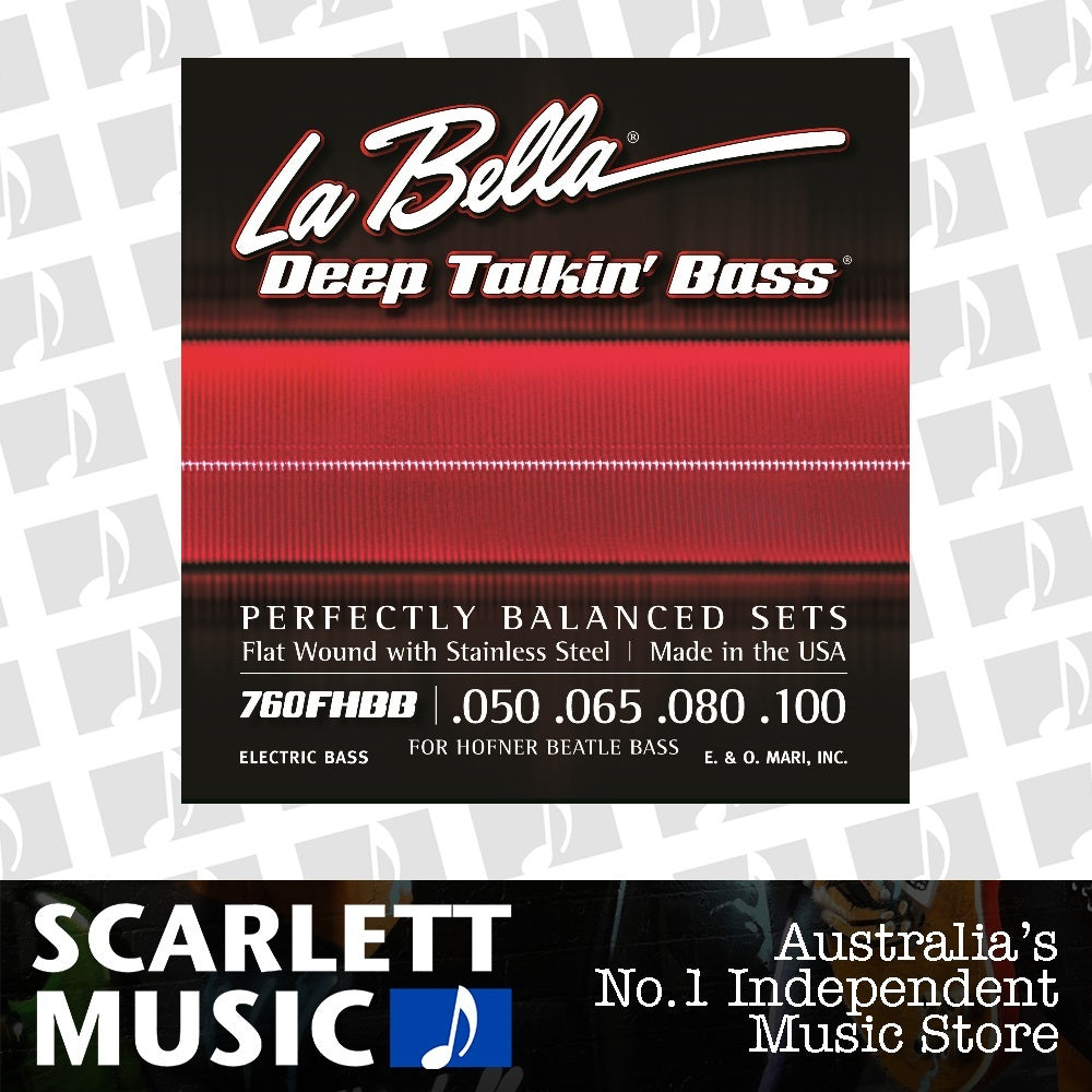 La Bella 670FHBB Flat Wound Beatle Bass Strings 50-100 — view 2