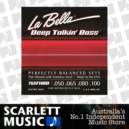 La Bella 670FHBB Flat Wound Beatle Bass Strings 50-100 — view 2