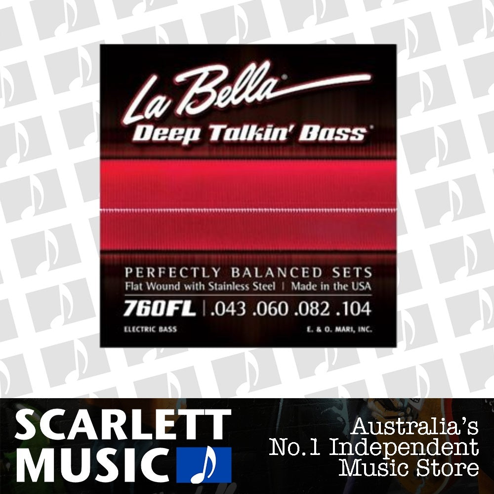 La Bella 760FL Deep Talkin Flat Wound Bass Strings 43-104 — view 2