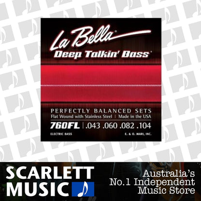 La Bella 760FL Deep Talkin Flat Wound Bass Strings 43-104 — view 2