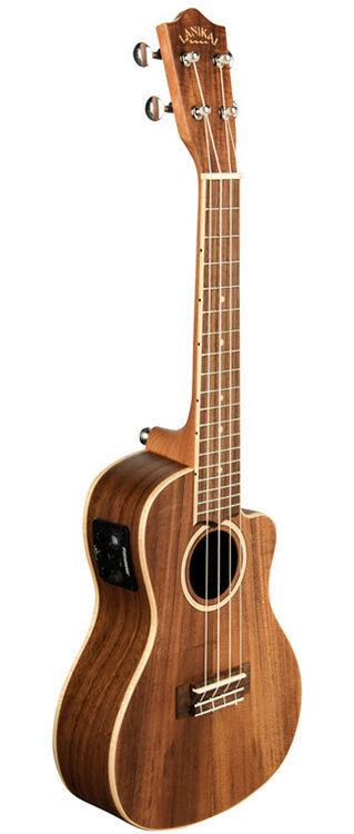 Lanikai Acacia Solid Top Concert Ukulele with Fishman Kula Preamp and Padded Gig Bag — view 3