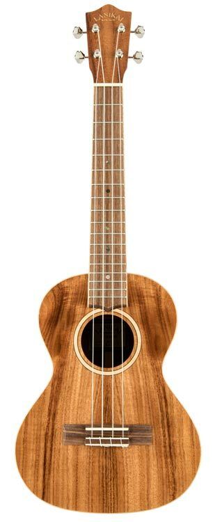 Lanikai Acacia Series All Solid Tenor Ukulele with Foam Case and Gloss Finish
