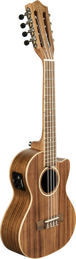 Lanikai Acacia Solid Top 8-String Tenor Ukulele with Fishman Kula Preamp and Padded Gig Bag - Natural Satin Finish — view 2