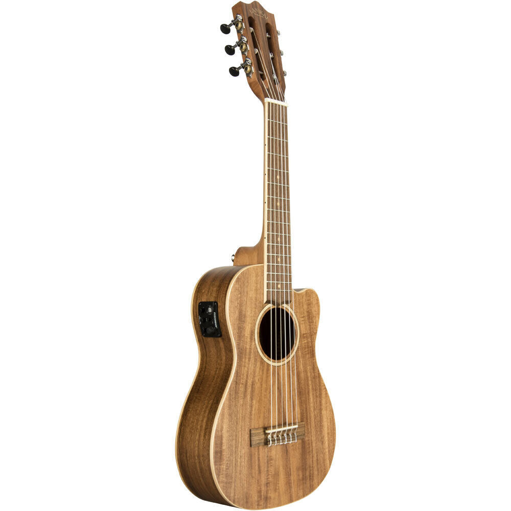 Lanikai Acacia Solid Top 6-String Guitalele AC/EL with Fishman Pickup and Gig Bag — view 3