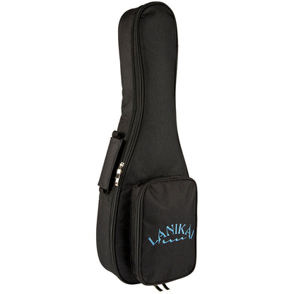 Lanikai Acacia Solid Top Tenor AC/EL Ukulele with Fishman Pickup and Padded Gig Bag — view 6