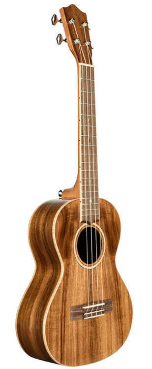 Lanikai Acacia Series All Solid Tenor Ukulele with Foam Case and Gloss Finish — view 3