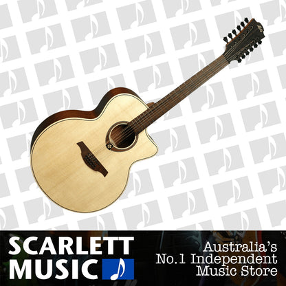 LAG T177JCE Jumbo 12 String Acoustic Guitar — view 2